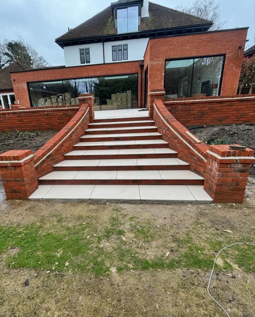 Porcelain steps