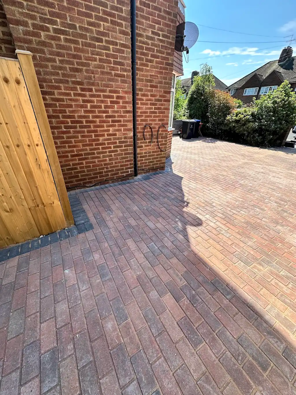 Block paving driveway in Worthing